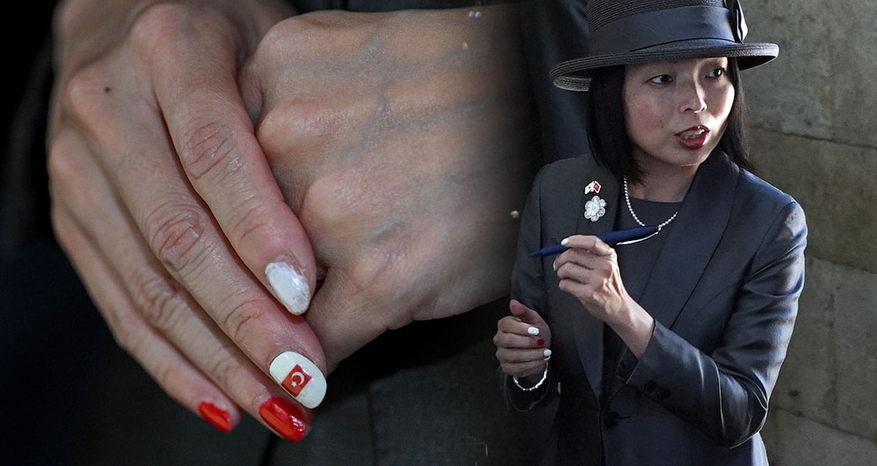 japonya prensesinin tirnaginda turkiye detayi FWl94KJv