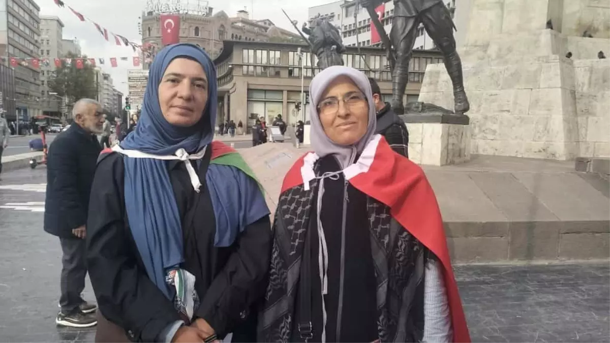 Ankara’da ‘Gazze’nin Sesi Olma’ Yürüyüşü Tamamlandı