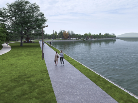 Sapanca golu manzarasinda yesil koridor uzuyor 7b1MKQRn